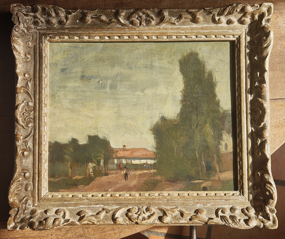 Wilhelm Trübner - Scène de campagne