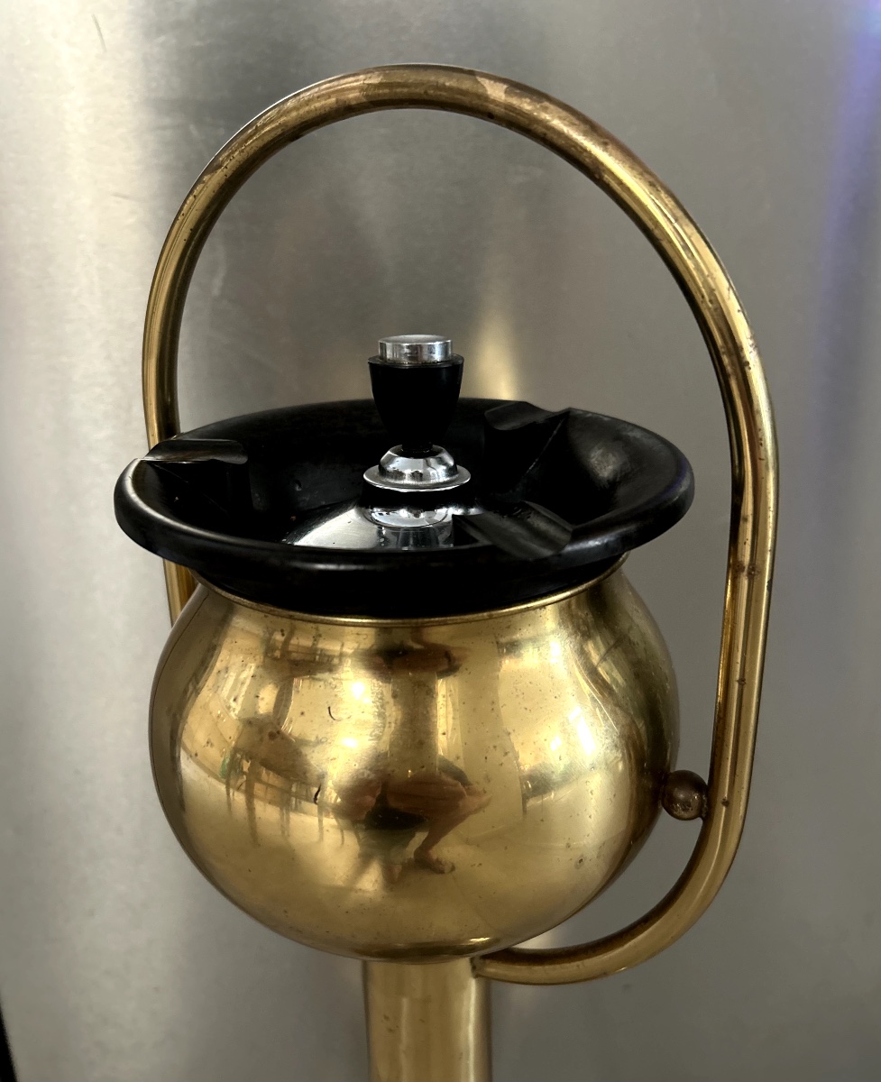 Art Deco Tumbler Sofa End Ashtray-photo-4
