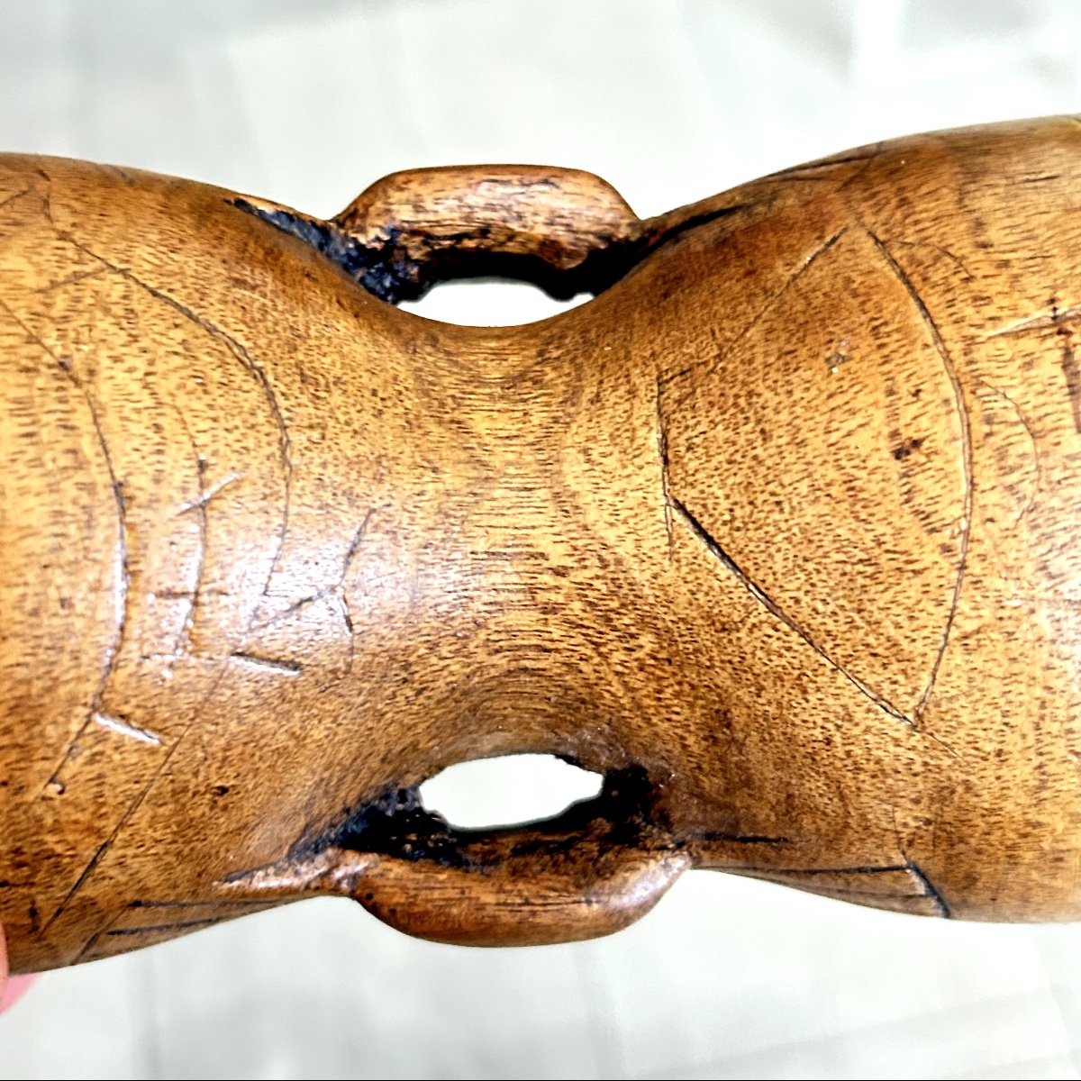 Carved Wooden Mountain Chalice -photo-4