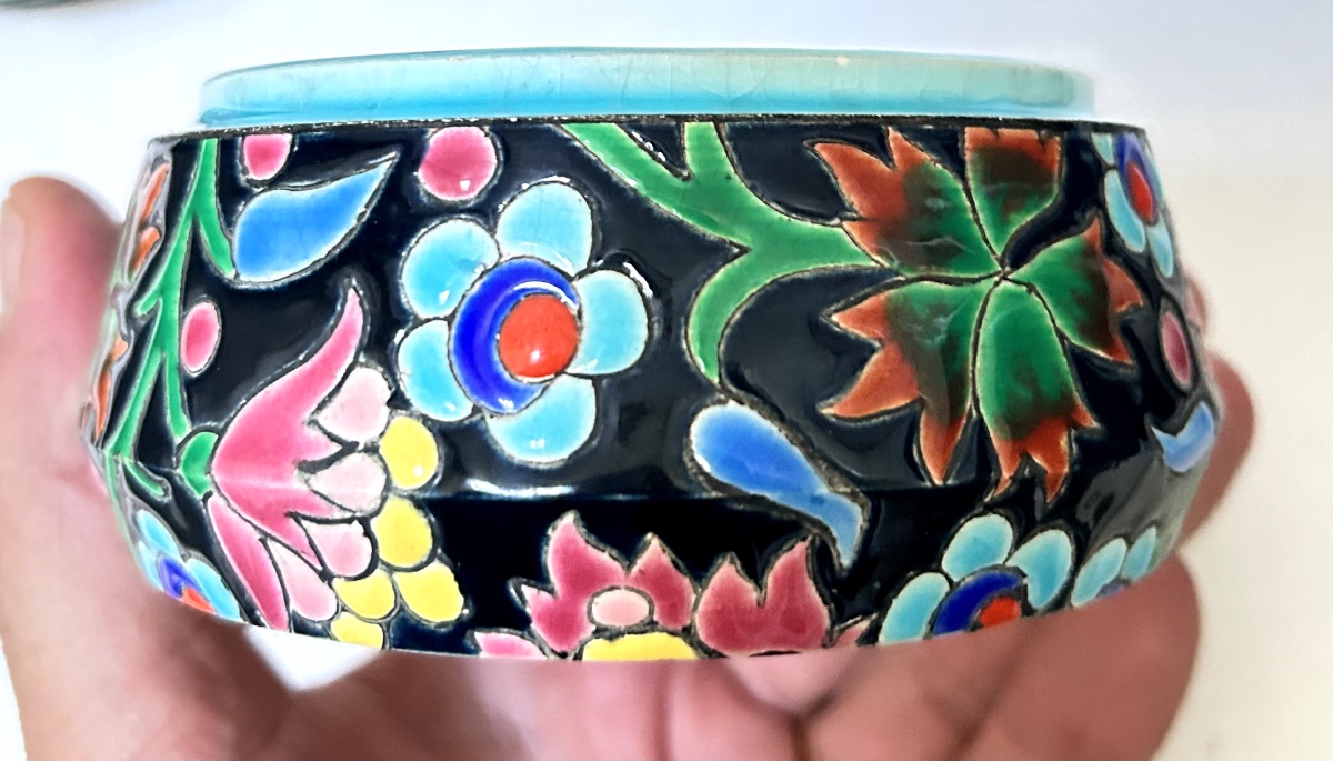 boite bonbonnière en émaux de longwy-photo-3