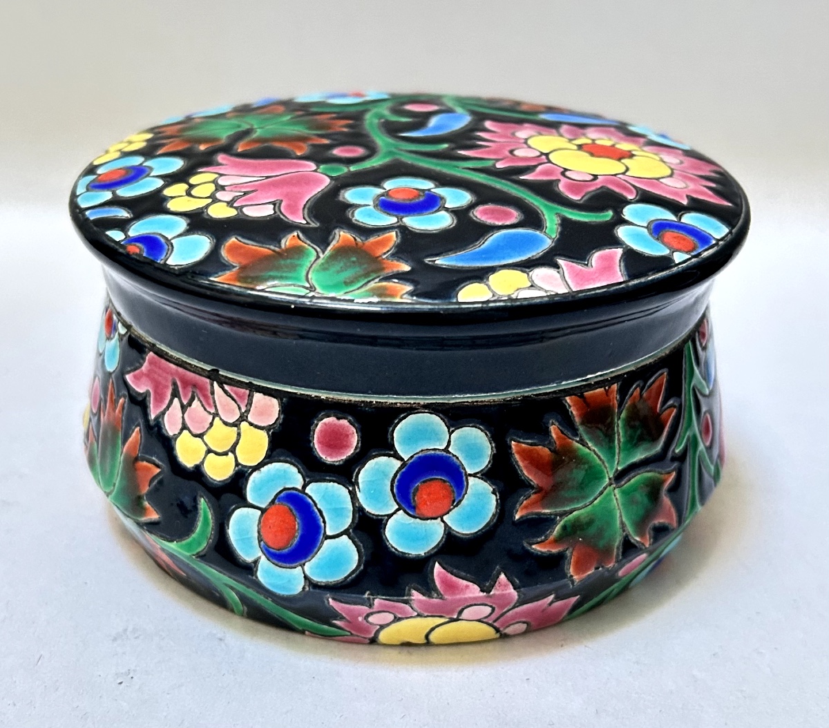 boite bonbonnière en émaux de longwy-photo-4