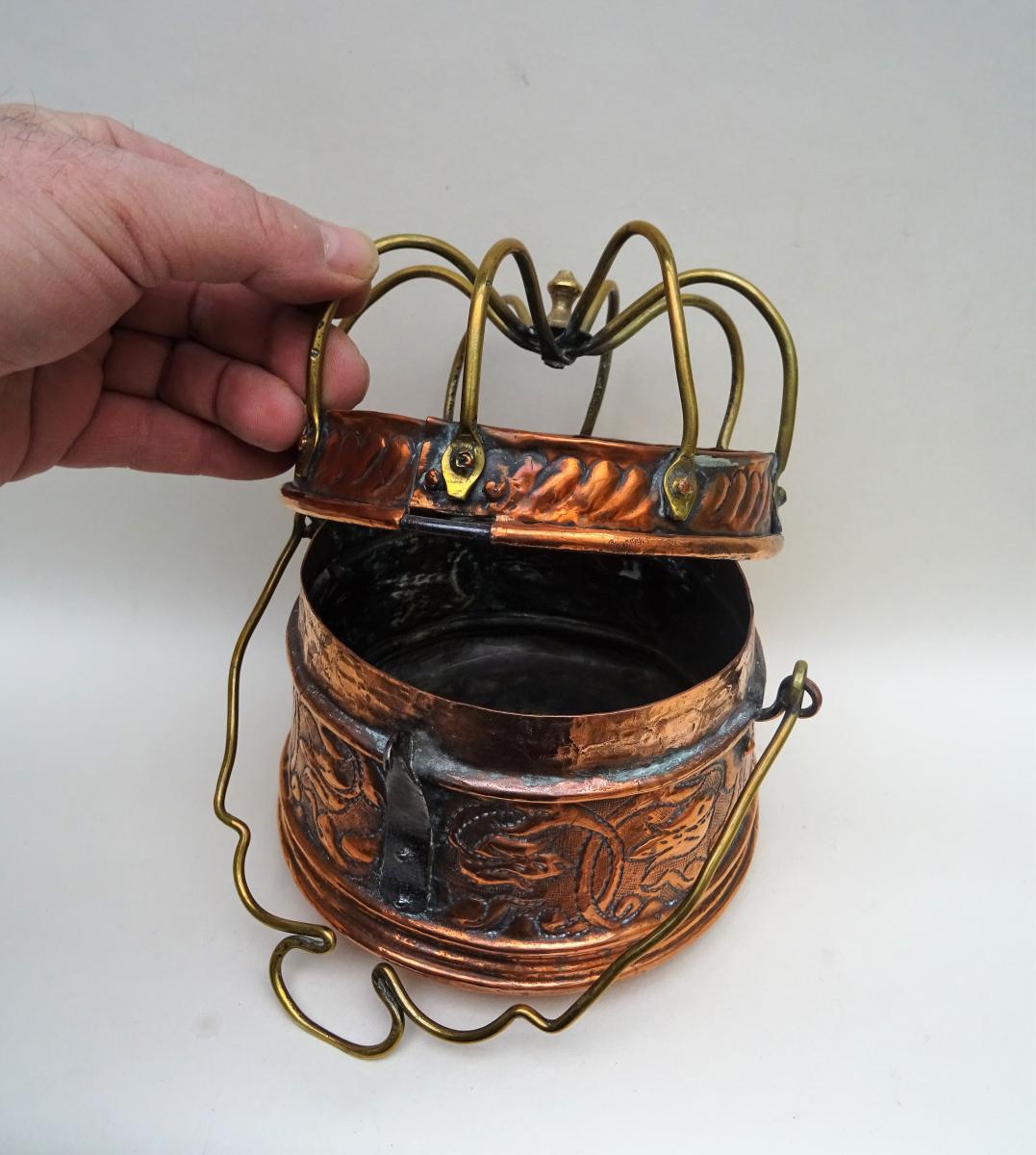 Bed Heater 18th Century Dite "spider"-photo-2