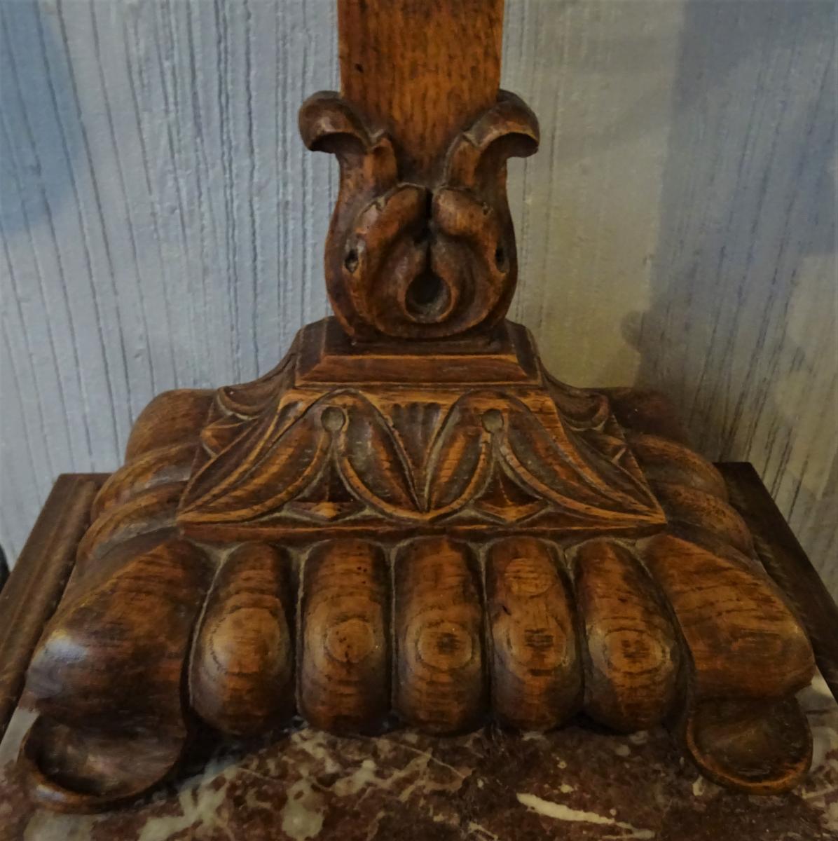 Grand Christ Carved Walnut Late 19th-photo-3