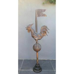 Large Copper Bell Tower Rooster