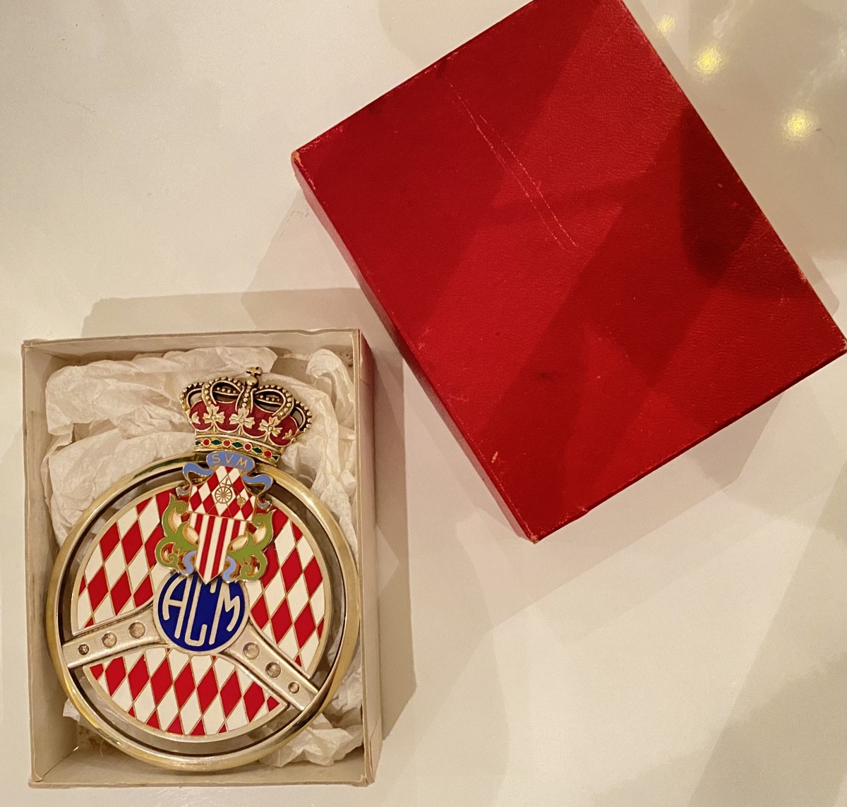 Plaque de calandre ACM – Automobile Club de Monaco – DRAGO – Grand Prix Monaco-photo-3