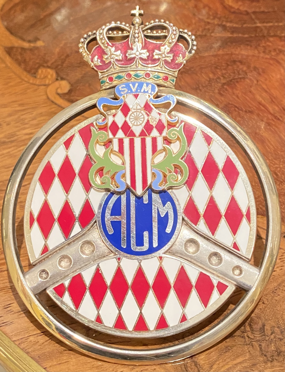 Plaque de calandre ACM – Automobile Club de Monaco – DRAGO – Grand Prix Monaco-photo-2