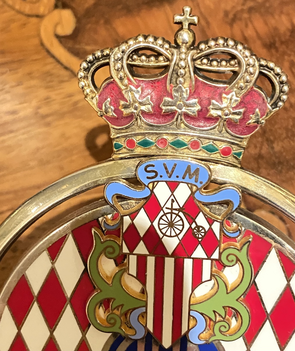 Plaque de calandre ACM – Automobile Club de Monaco – DRAGO – Grand Prix Monaco-photo-4