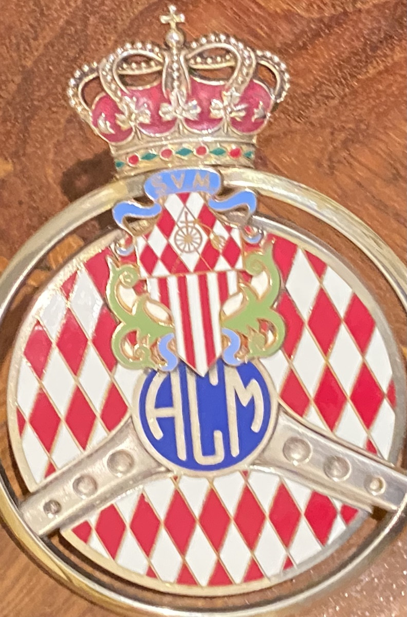 Plaque de calandre ACM – Automobile Club de Monaco – DRAGO – Grand Prix Monaco-photo-2