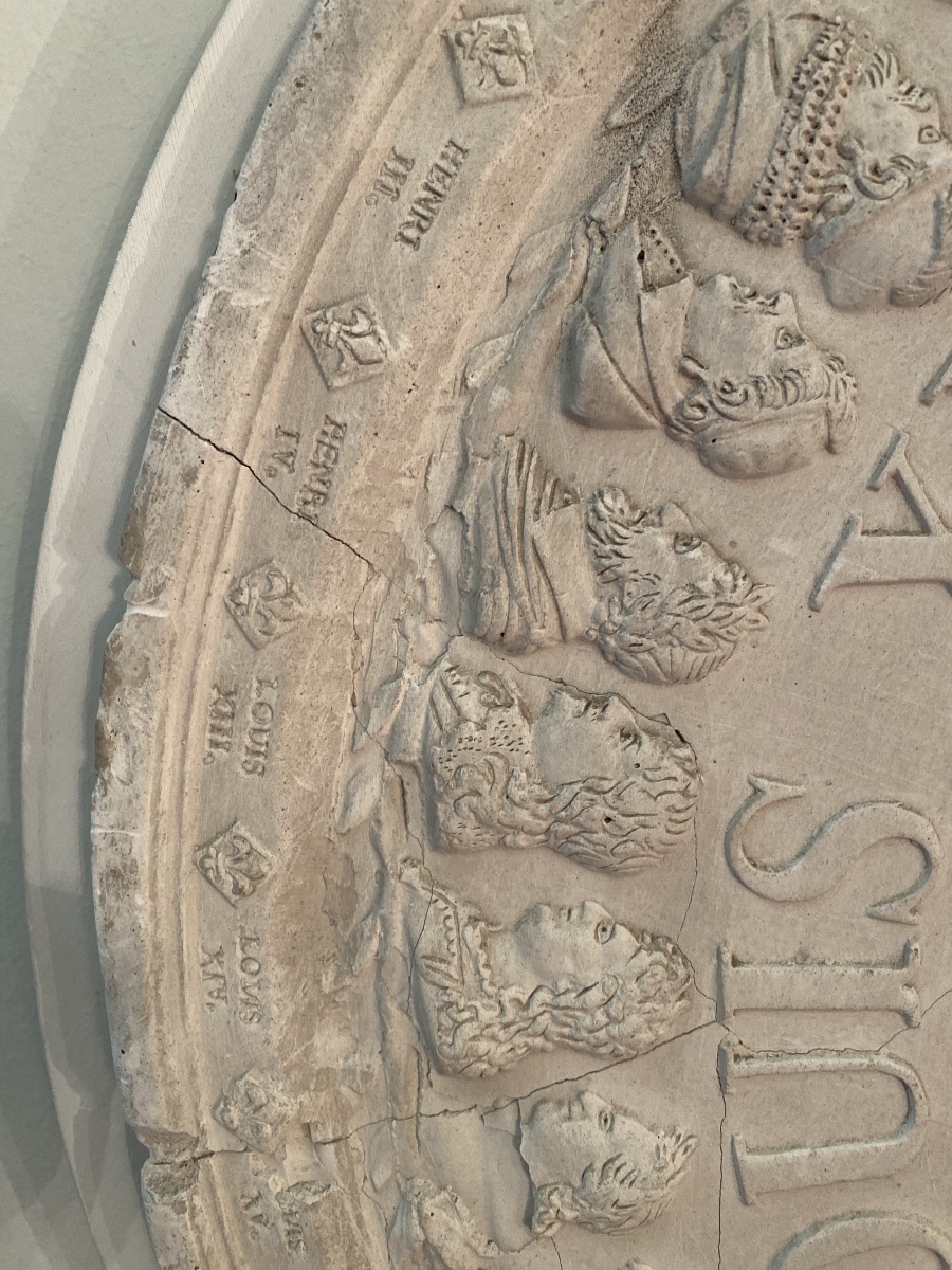 Large Louis XVIII Medallion, Restoration Period, Attributed To Louis Cordier-photo-4