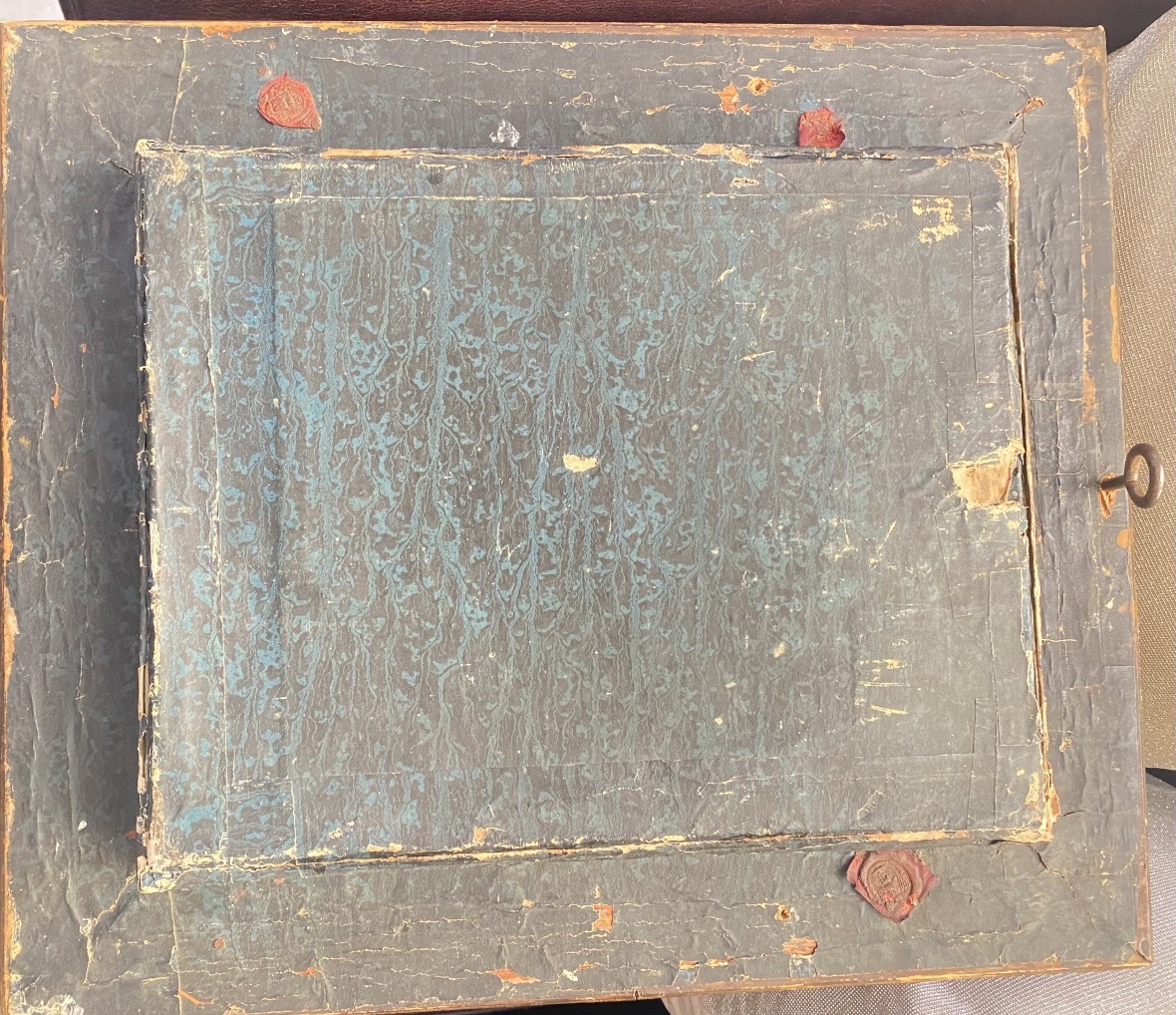 Rare Reliquaire Conventuel à Paperolles  Vierge Miraculeuse et Reliques de Saints  XIXᵉ Siècle-photo-4