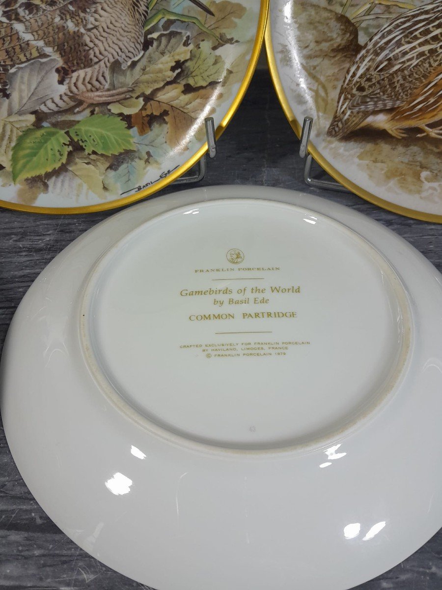 Haviland Plates, The Birds By Basil Ede-photo-3