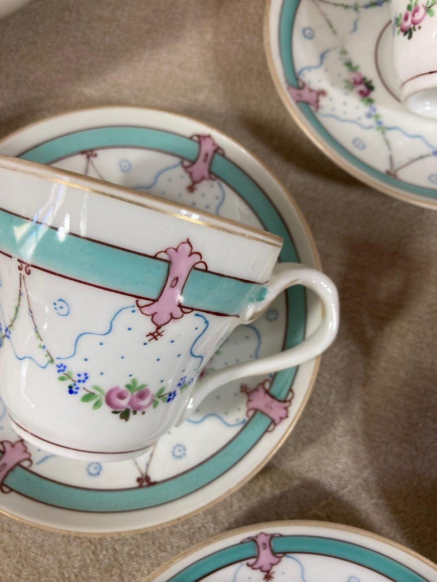 Porcelaine De Paris, Service à Thé 19 è-photo-2