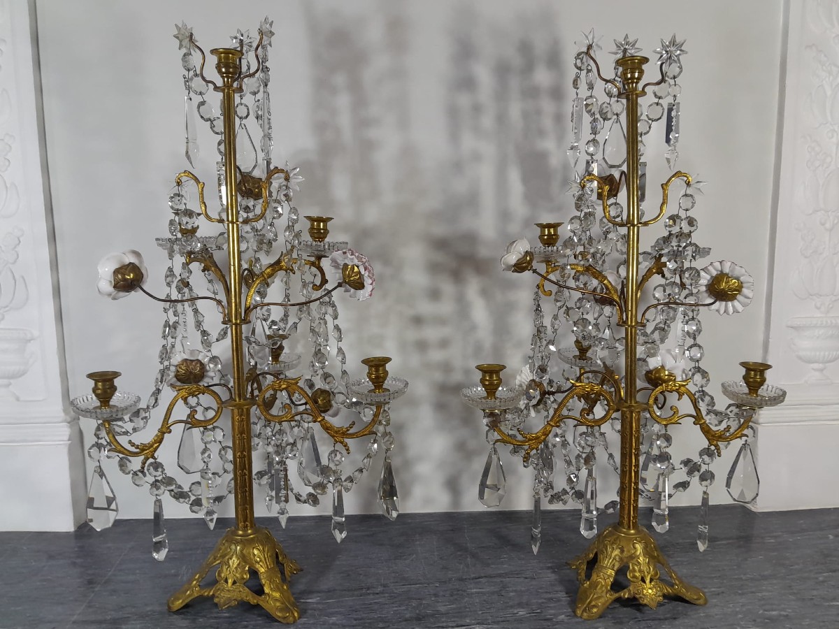 paire de girandoles 19è-photo-2