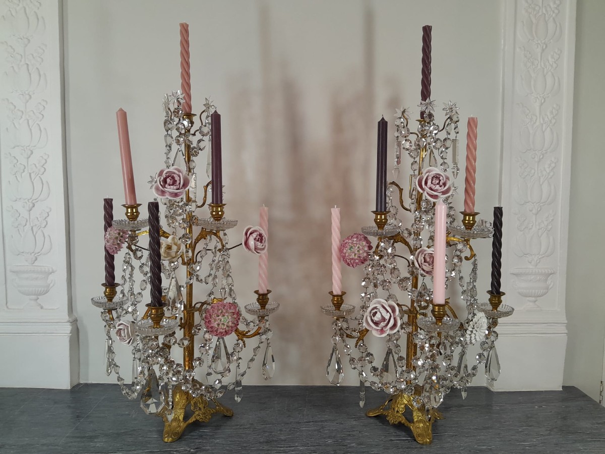 paire de girandoles 19è