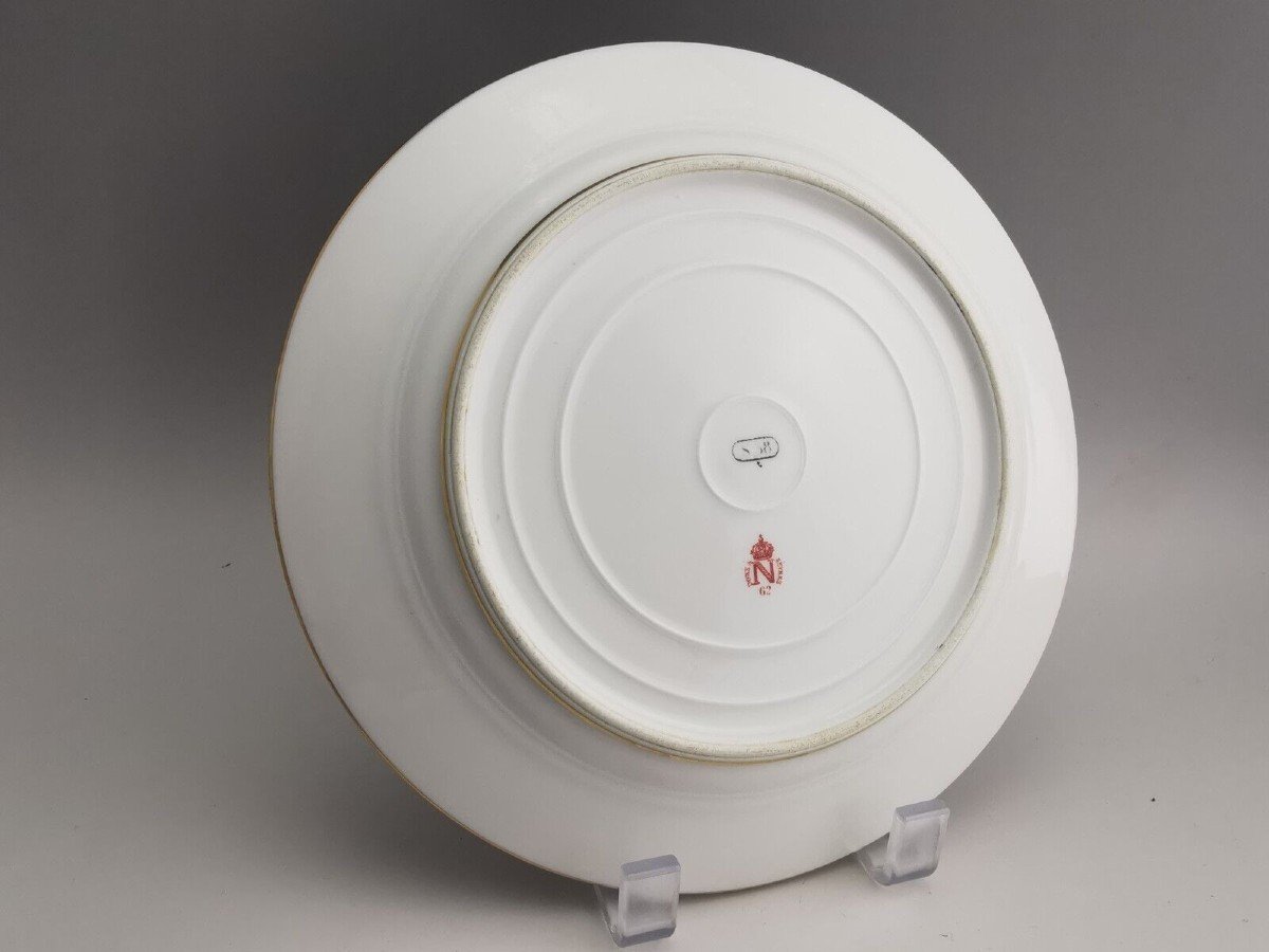 Sevres - Porcelain Plate - Imperial Manufacture Sèvres 1862-photo-4