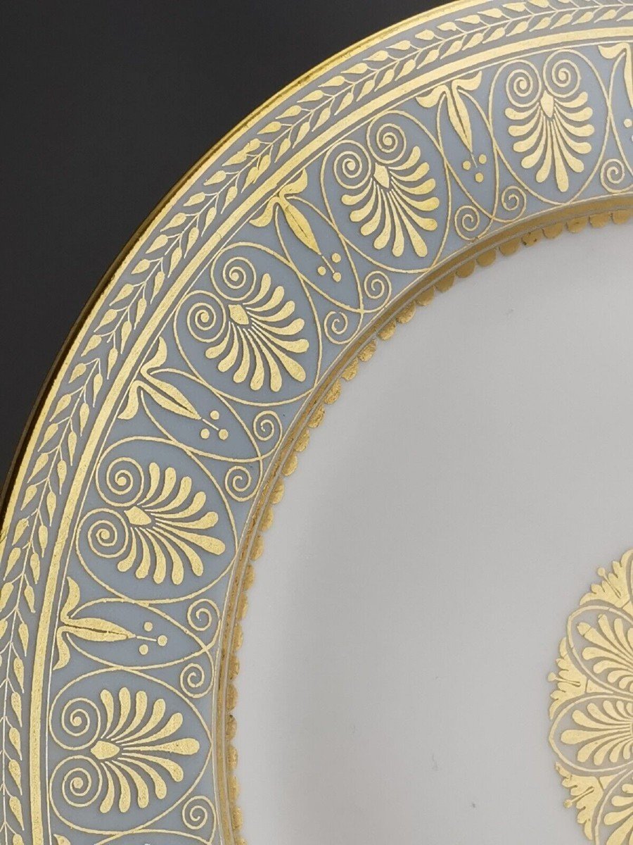 Sevres - Porcelain Plate - Imperial Manufacture Sèvres 1862-photo-3