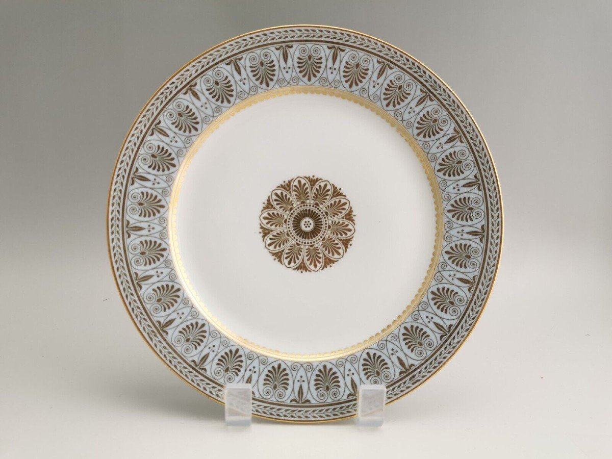 Sevres - Porcelain Plate - Imperial Manufacture Sèvres 1862