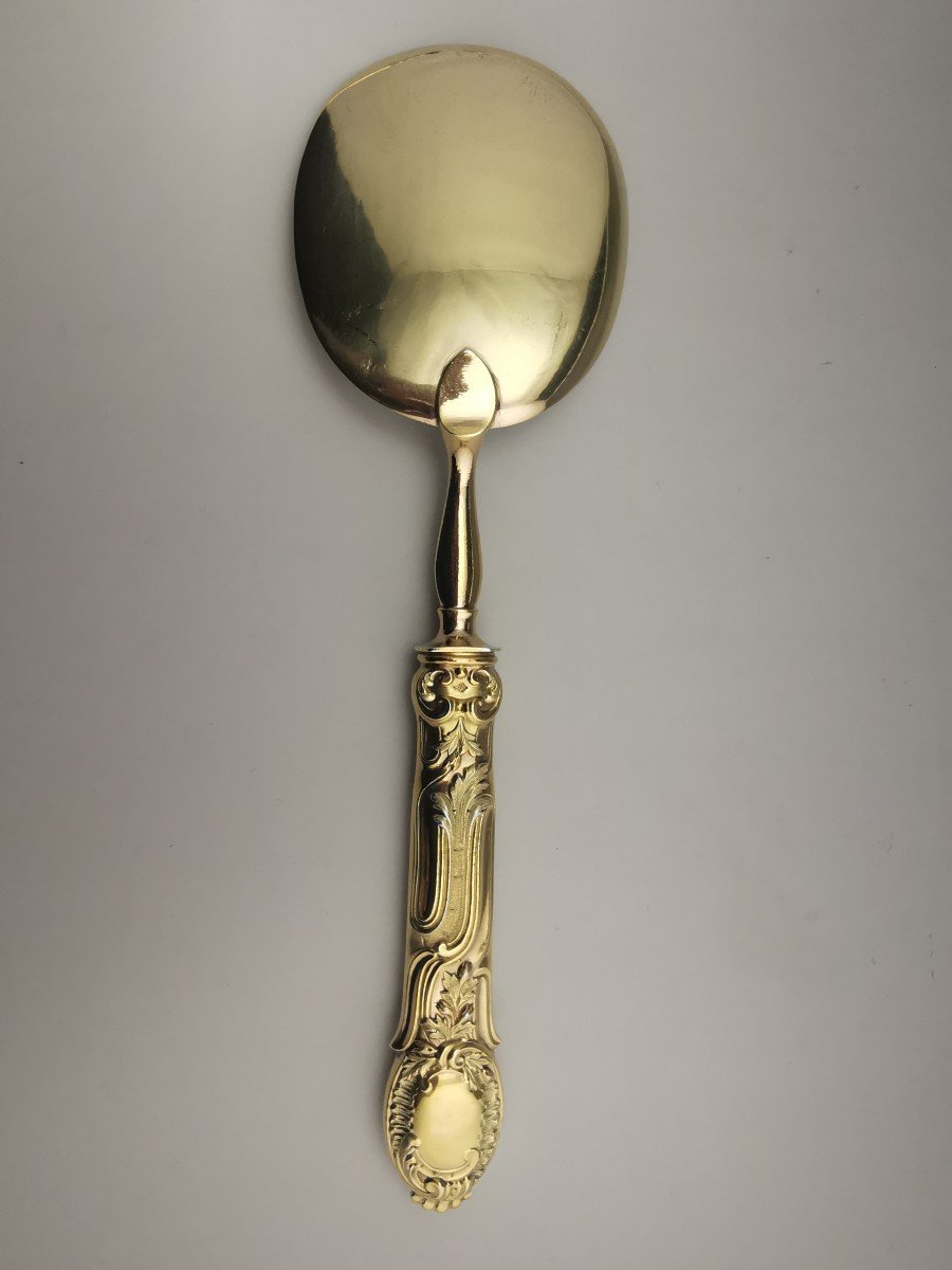 Odiot - "meissonnier" - Serving Pieces - Silver Minerve Vermeil-photo-4