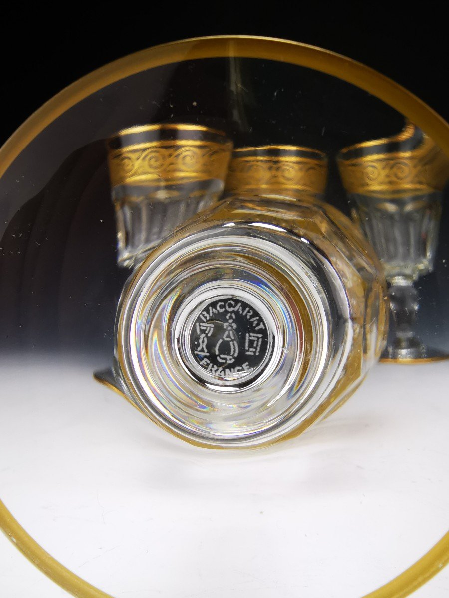 Baccarat - Eldorado - 6 Verres &agrave; Vin Blanc (12,2 Cm) - Etat Neuf (12 Dispo)-photo-2