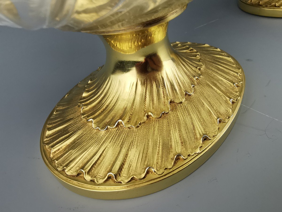 Odiot - Crystal And Silver-gilt Carafe-photo-3