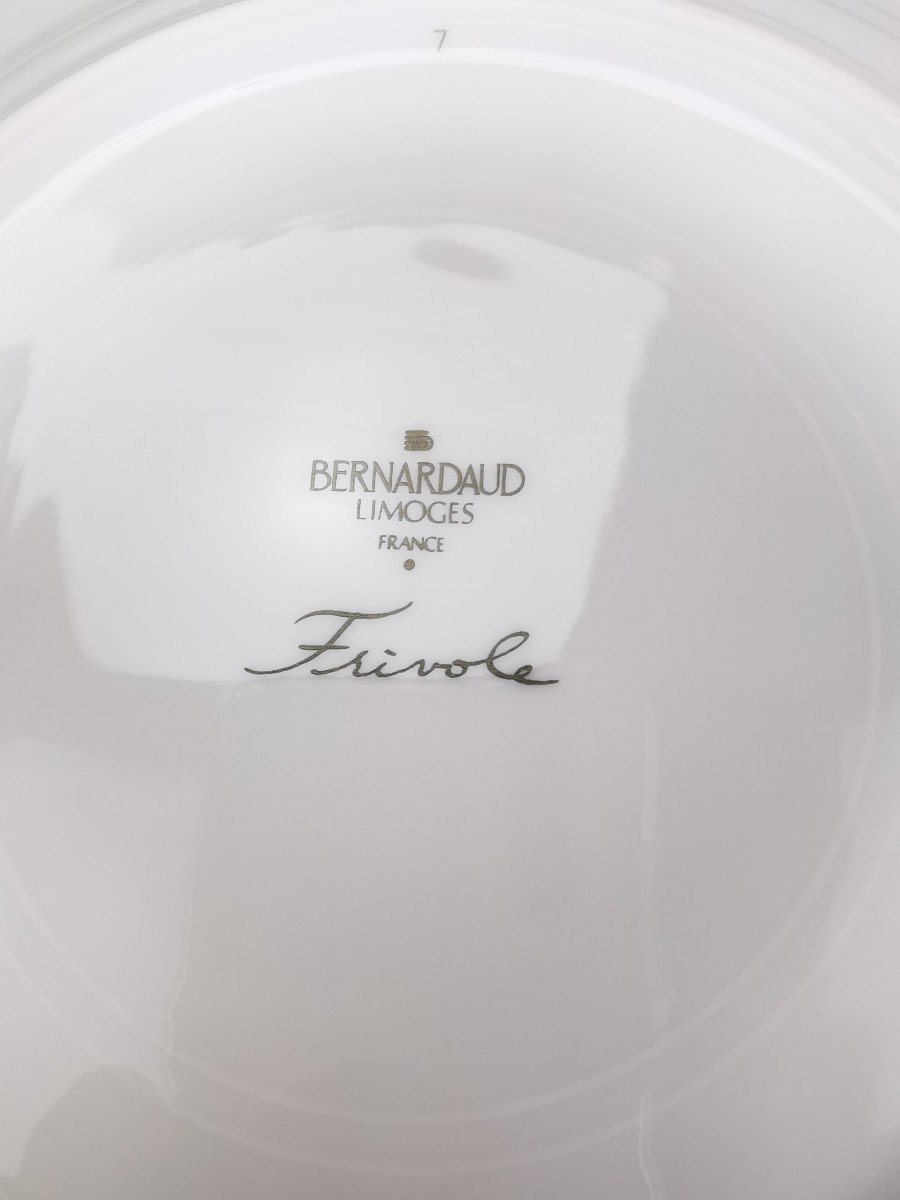 Bernardaud "frivole" - 1 Dessert Plate ø 21cm (12 Available)-photo-2