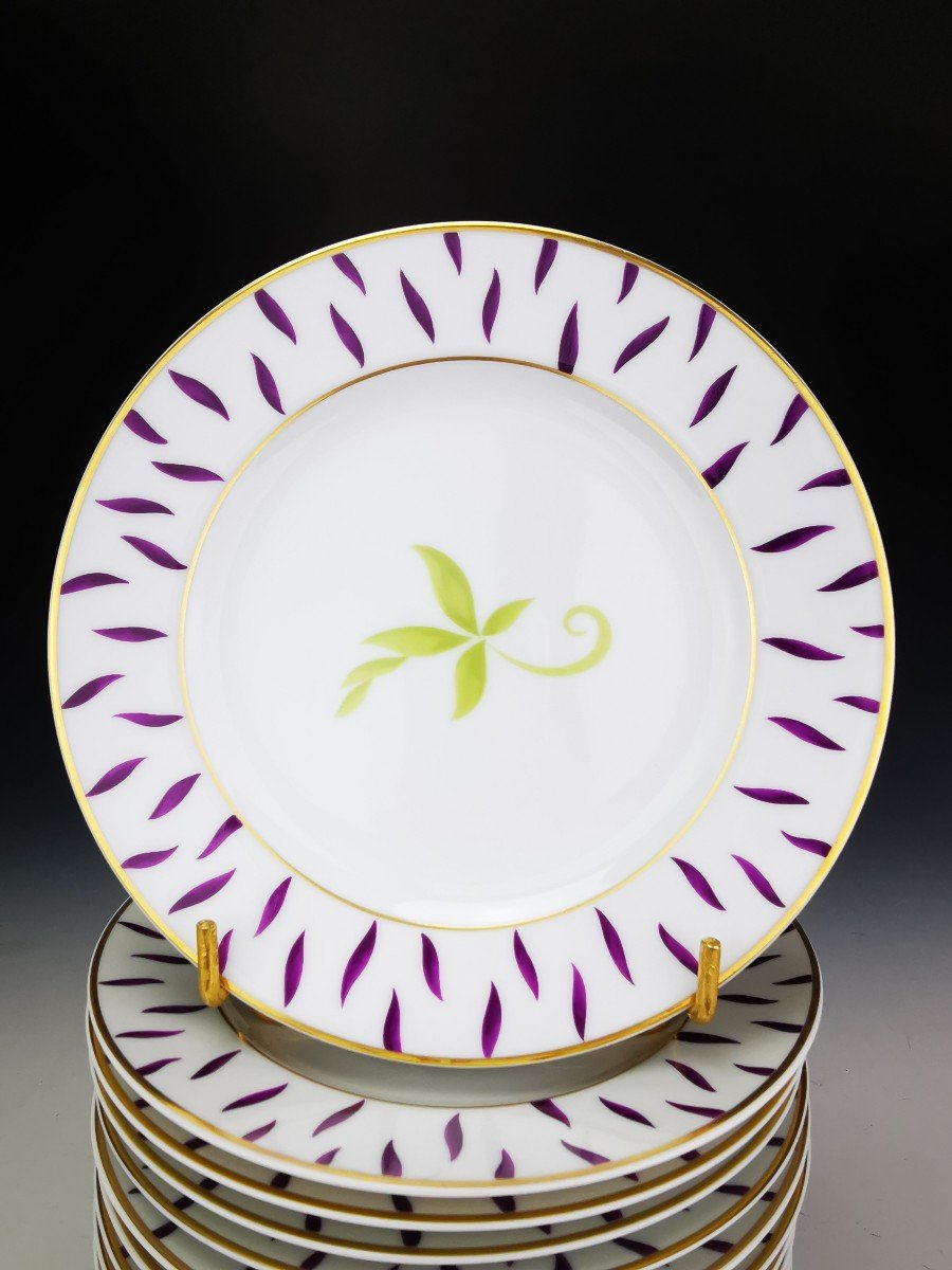 Bernardaud "frivole" - 1 Bread Plate ø 17 Cm (30 Available)-photo-4