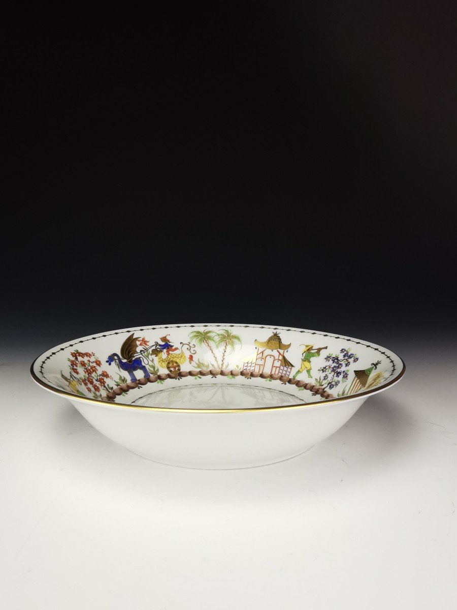 C. Le Tallec - "cirque Chinois" - 1 Plat Creux / Jatte - Modèle Tiffany & Co.-photo-4
