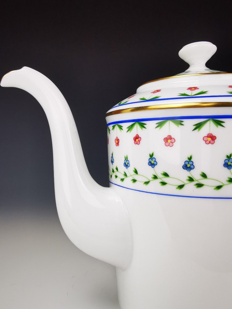 Limoges Céralene Sèvres "lafayette" - Grande Cafetière - (raynaud)-photo-2