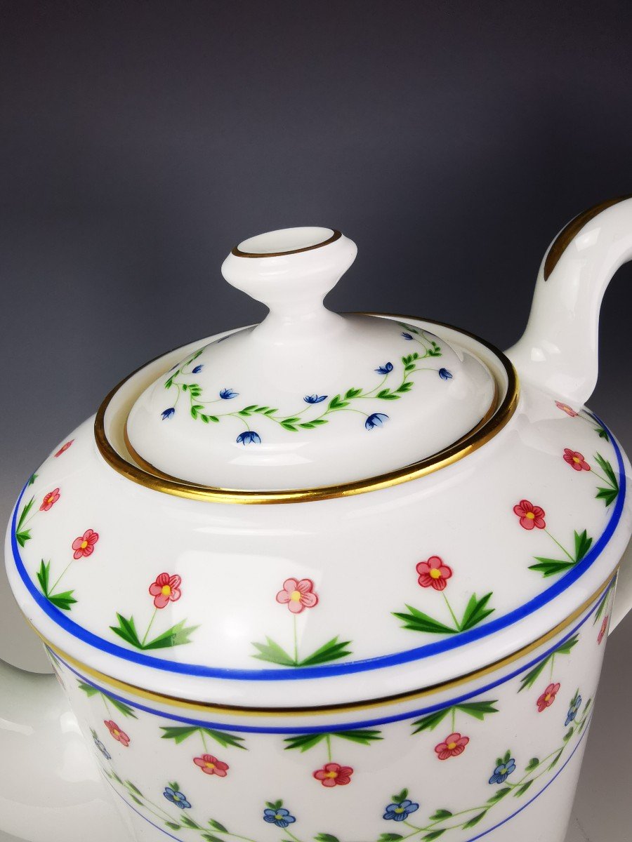 Limoges Céralene Sèvres "lafayette" - Grande Cafetière - (raynaud)-photo-3