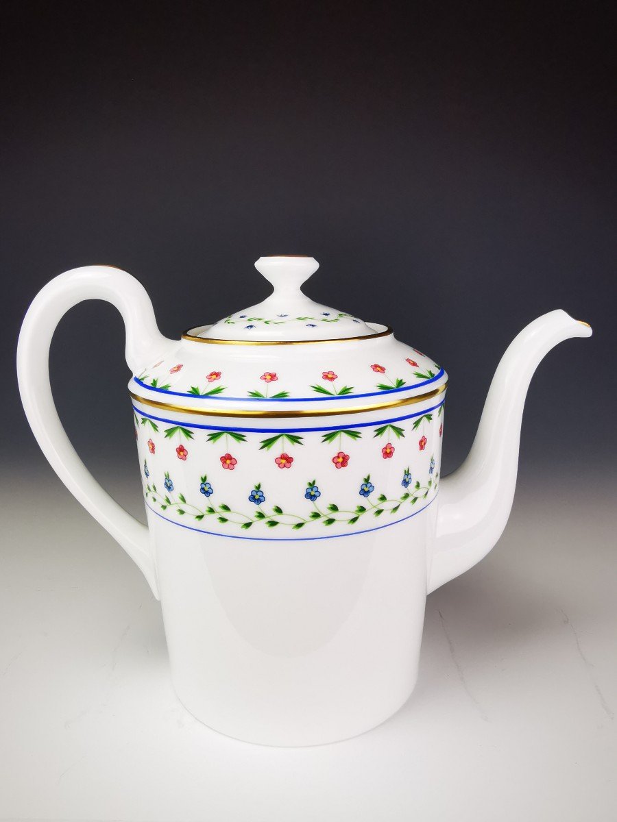 Limoges Céralene Sèvres "lafayette" - Grande Cafetière - (raynaud)-photo-4