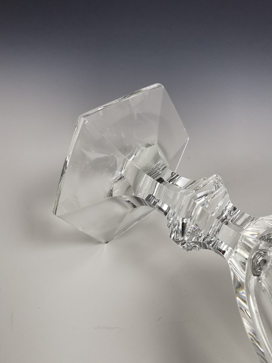Baccarat - Harcourt 1841 - 3 Crystal Wine Glasses Size L (13.6cm) - New Condition-photo-2