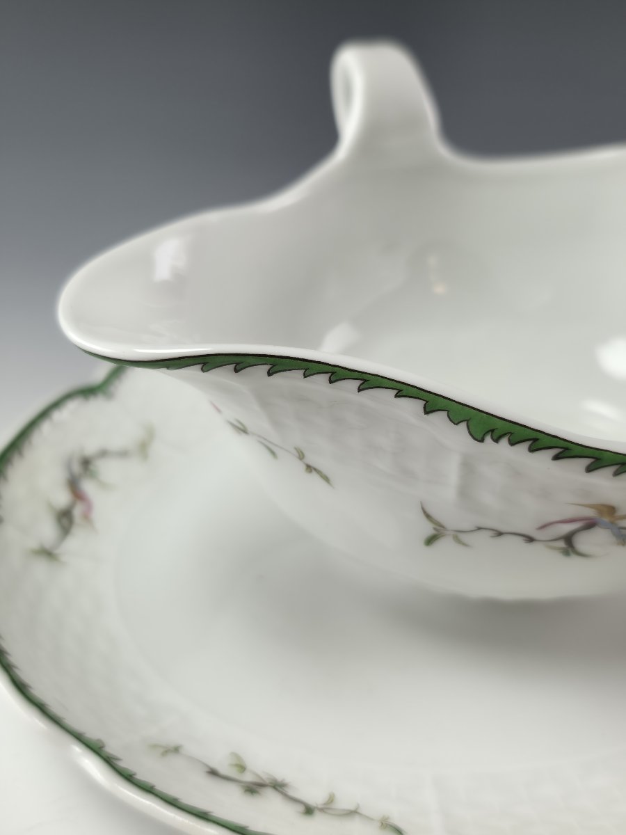 Raynaud - Limoges "si Kiang" - 1 Gravy Boat On Dormant-photo-2