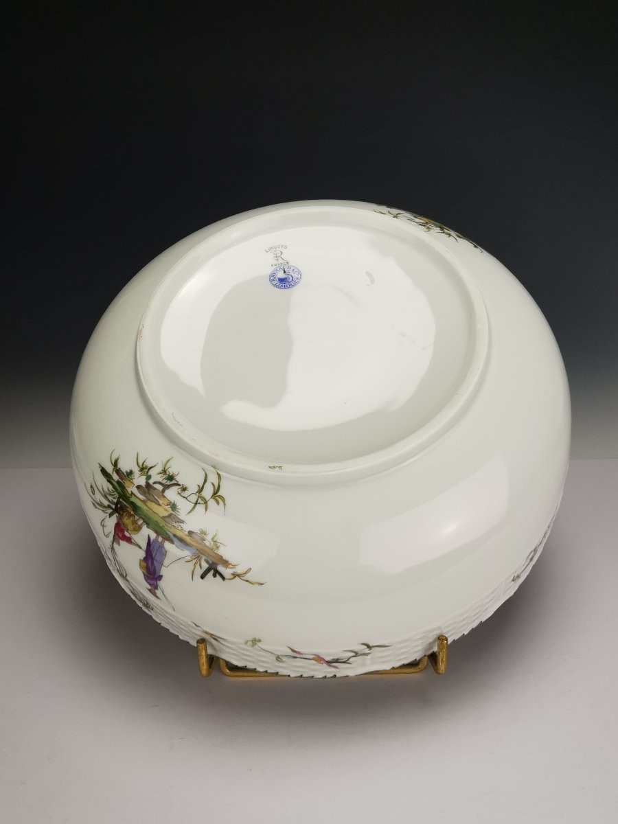Raynaud - Limoges "si Kiang" - 1 Salad Serving Bowl-photo-4