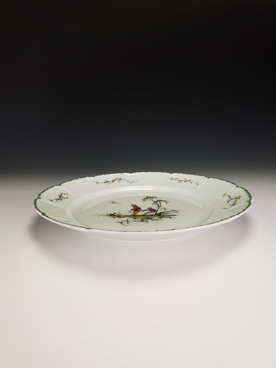 Raynaud - Limoges Si Kiang - 1 Round Dish ∅ 29 Cm-photo-2