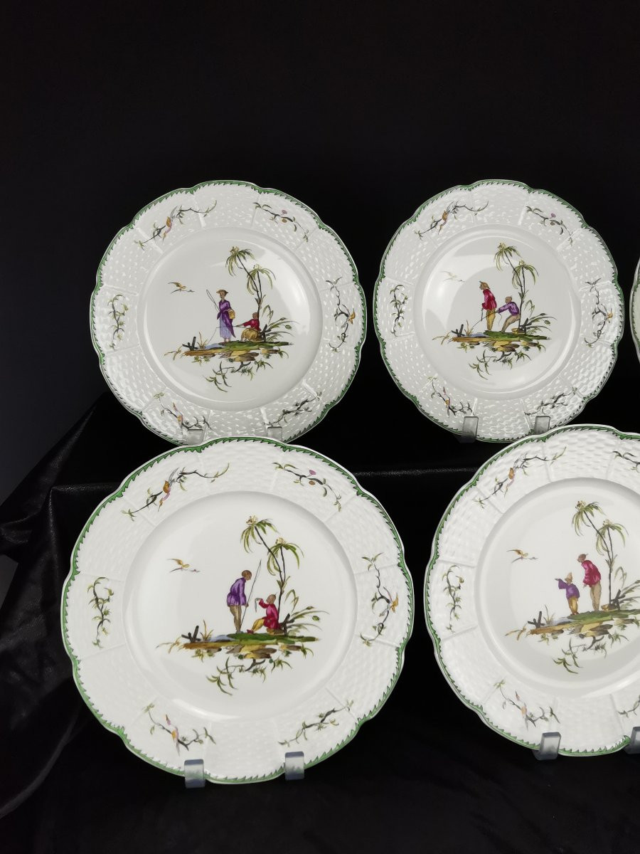 Raynaud - Limoges Si Kiang - 1 Dessert Plate (choose Scene) 3 Available-photo-2