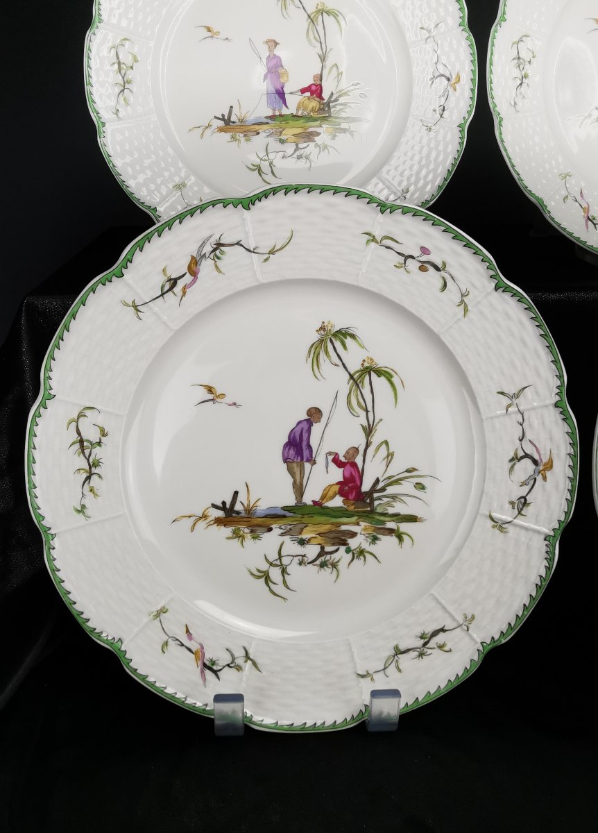 Raynaud - Limoges Si Kiang - 1 Dessert Plate (choose Scene) 3 Available-photo-6