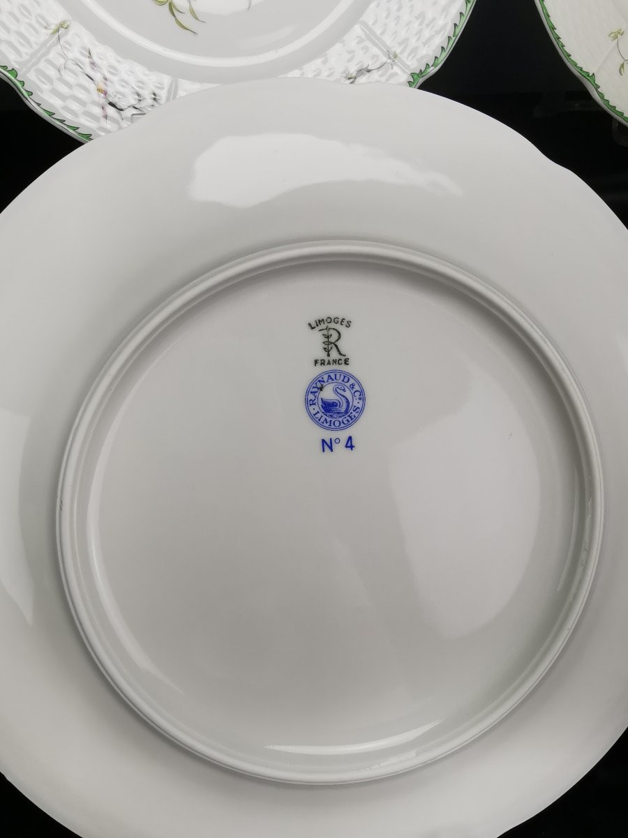 Raynaud - Limoges Si Kiang - 1 Dessert Plate (choose Scene) 3 Available-photo-7