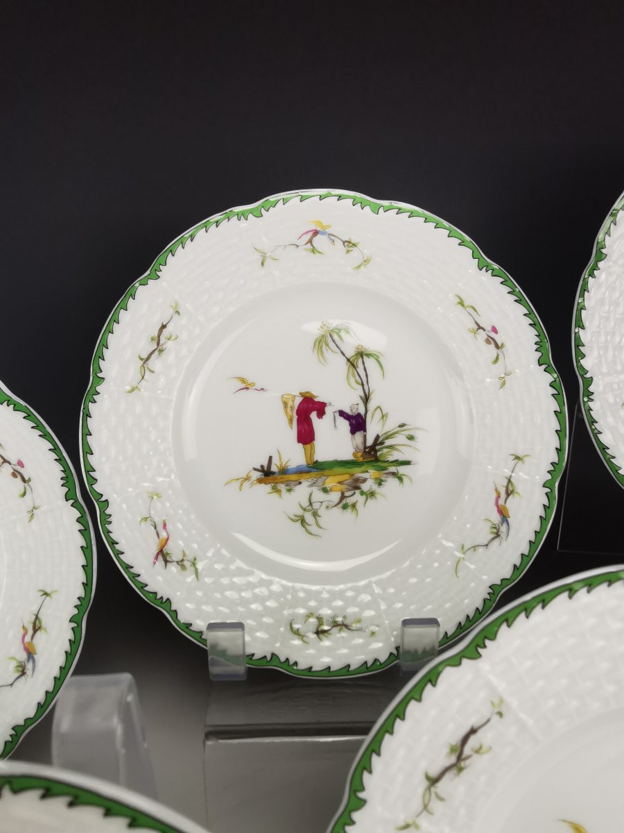Raynaud - Limoges Si Kiang - 1 Bread Plate (choose Scene) 8 Available-photo-2