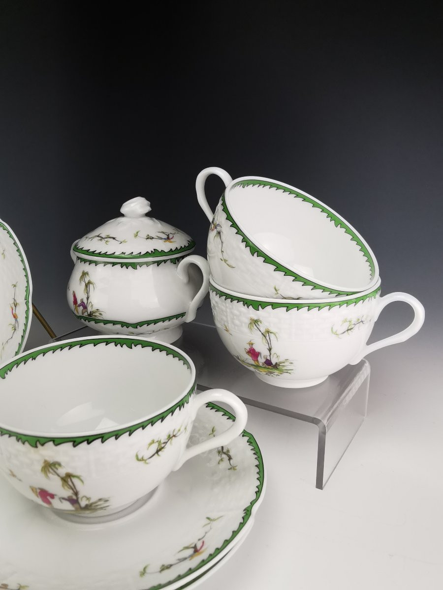 Raynaud - Limoges Si Kiang - Tea/coffee Set-photo-1
