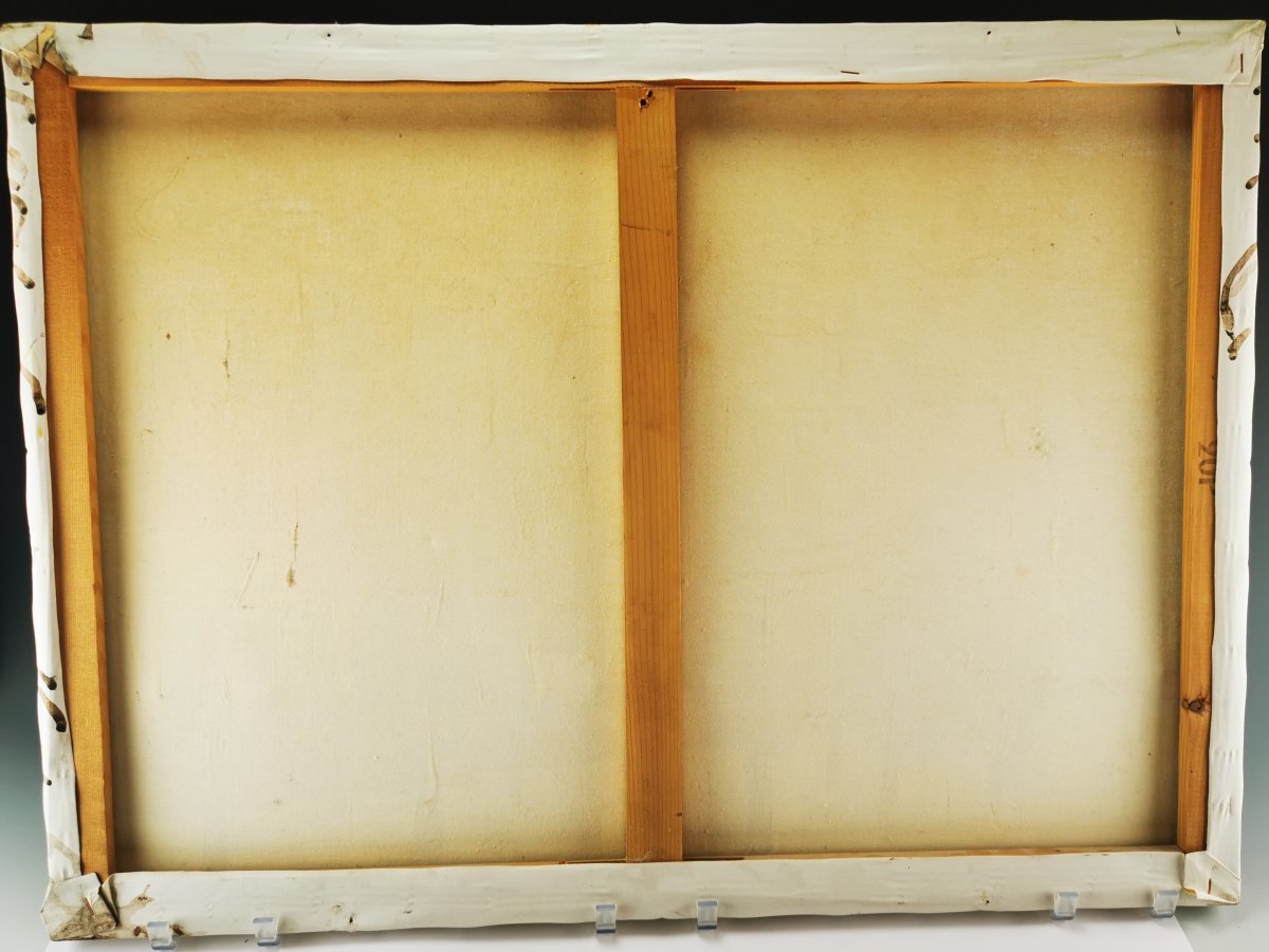 Georges DAMIN (1942 -) Huile sur toile - Ecole Lyonnaise XXe - 54 x73 cm-photo-4