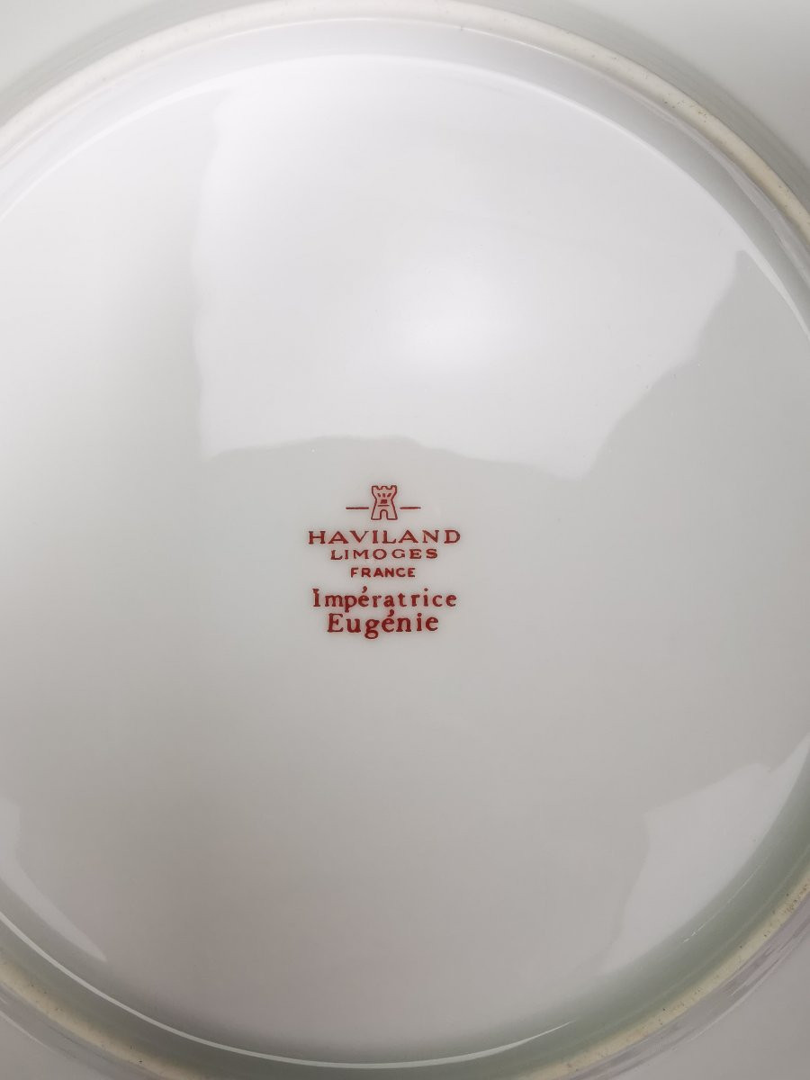 Haviland - Impératrice Eugénie - 1x Assiette de table (plusieurs disponibles)-photo-2