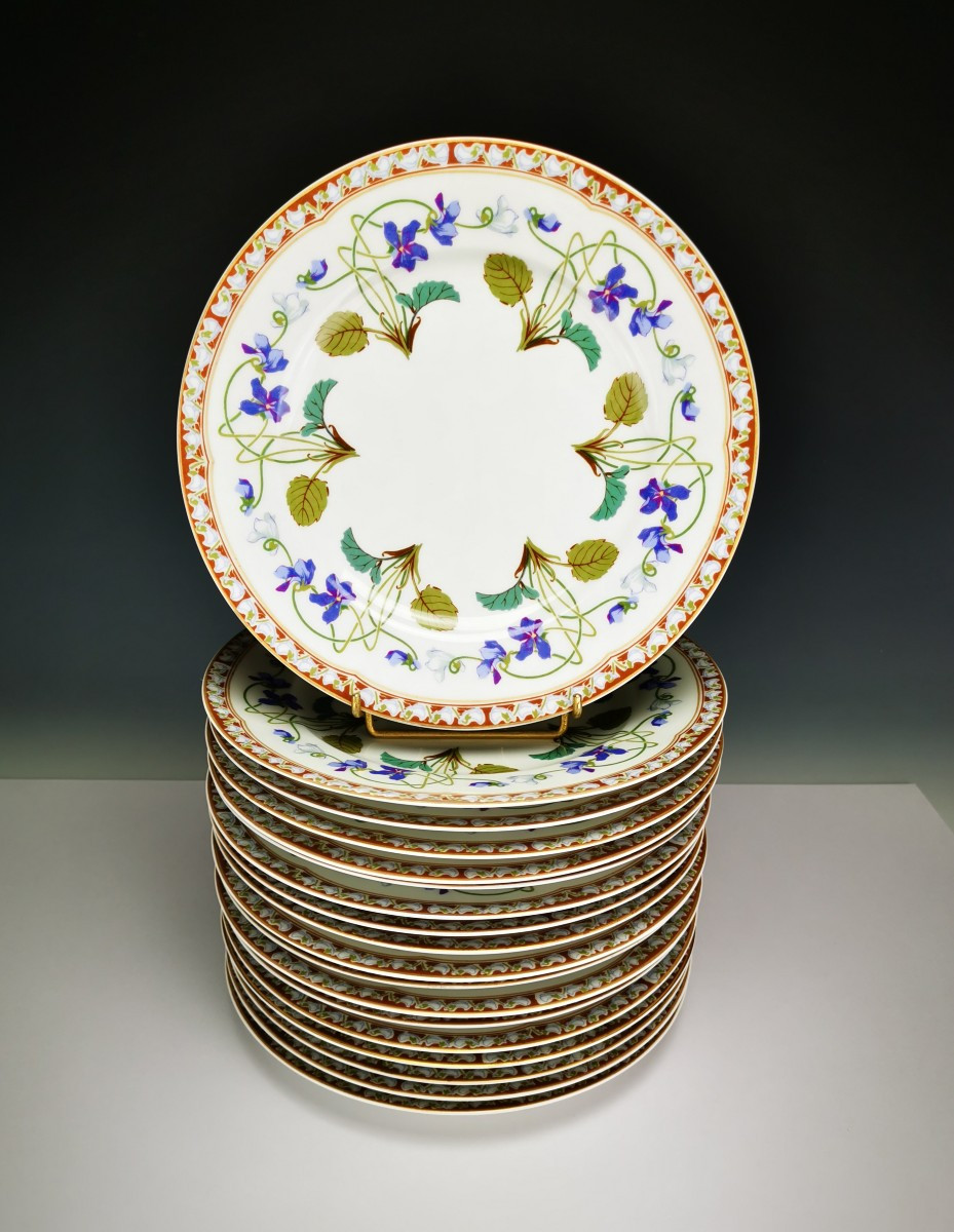Haviland - Impératrice Eugénie - 1x Assiette de table (plusieurs disponibles)