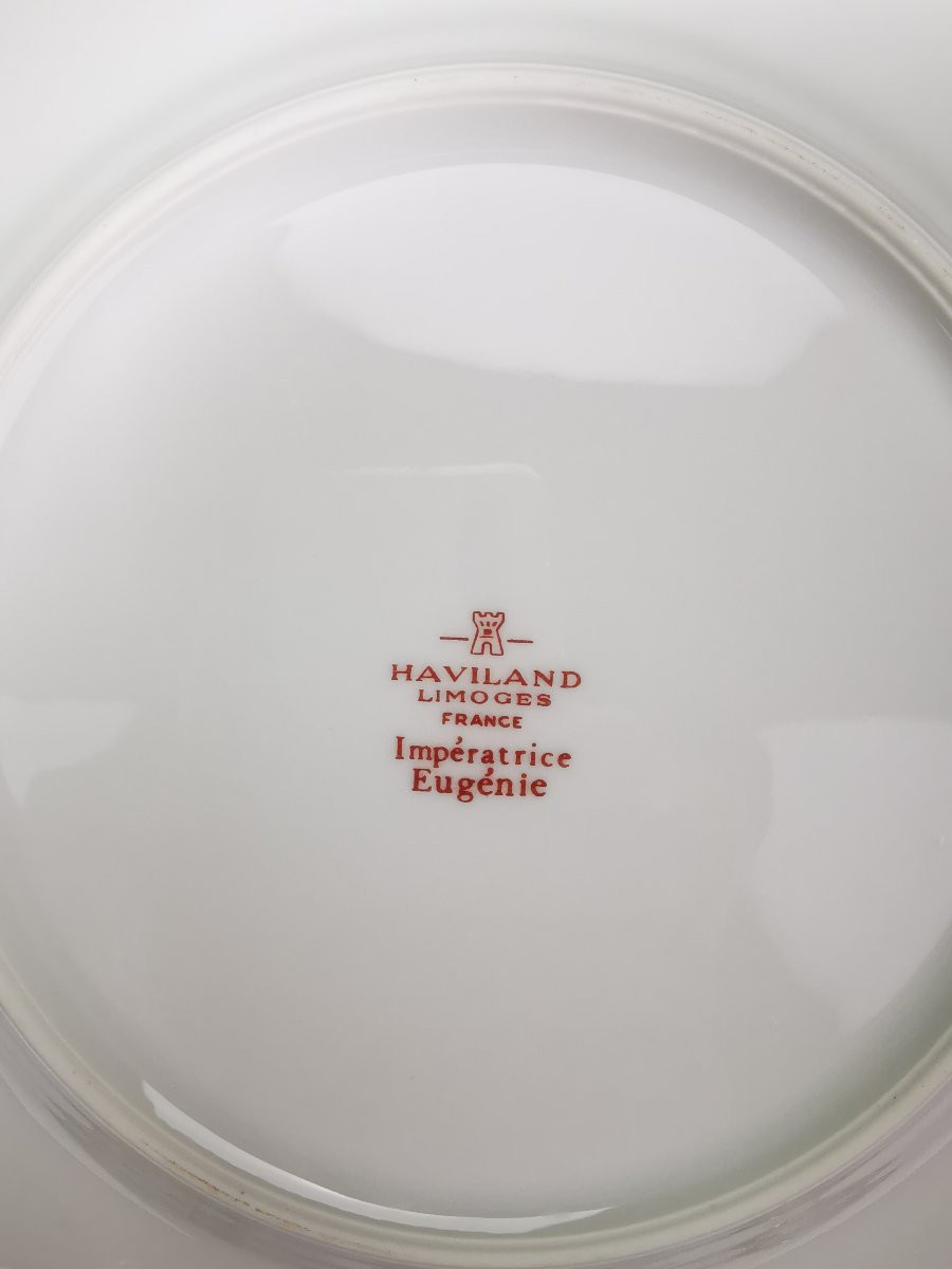 Haviland - Impératrice Eugénie - 1x Assiette à Dessert (plusieurs disponibles)-photo-1