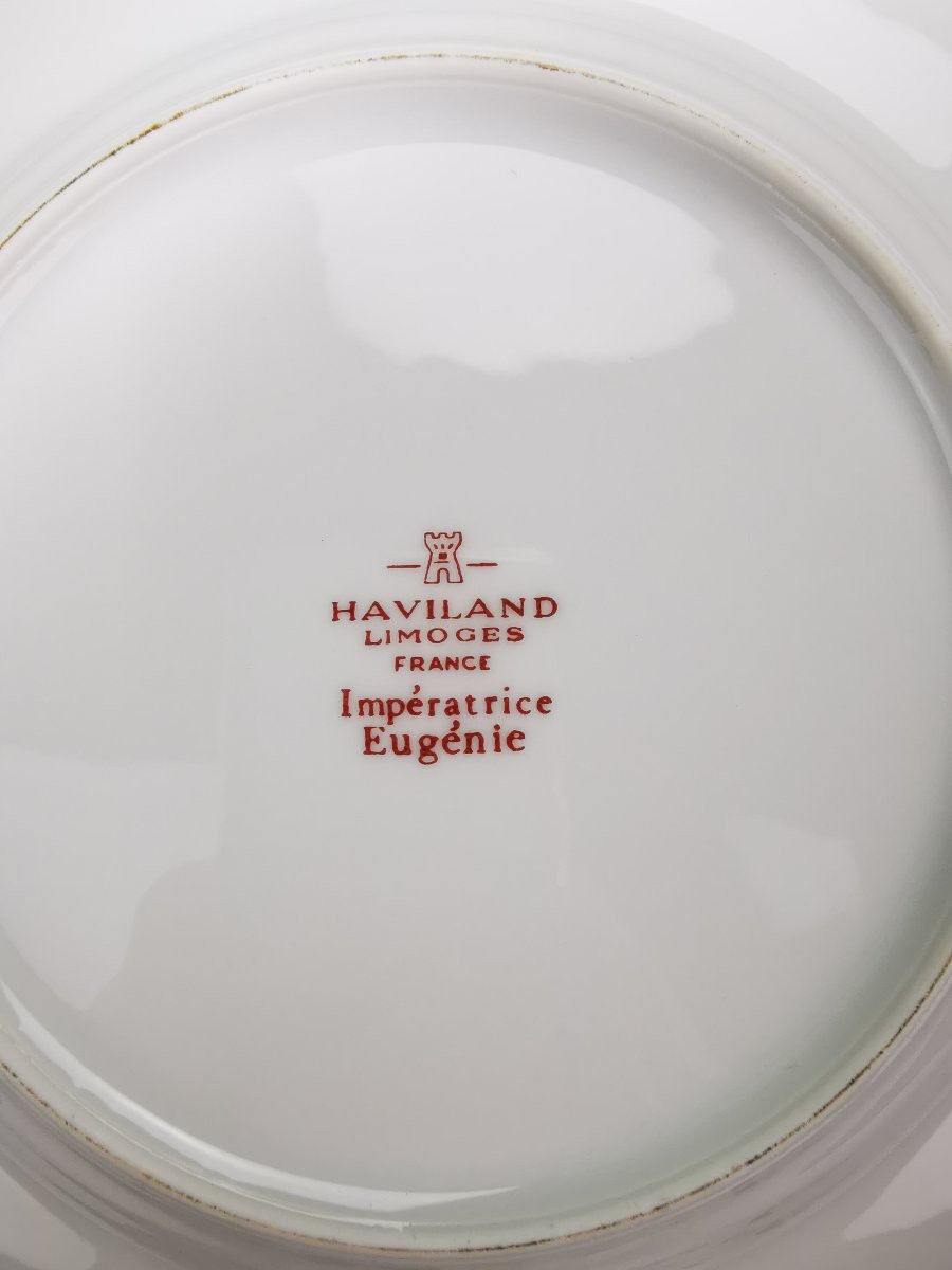 Haviland - Impératrice Eugénie - 1x Assiette à gâteau (plusieurs disponibles)-photo-1