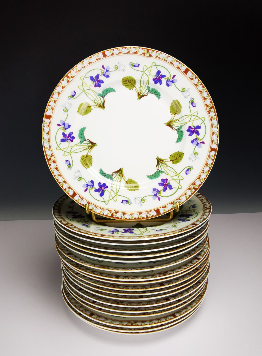 Haviland - Impératrice Eugénie - 1x Assiette à gâteau (plusieurs disponibles)