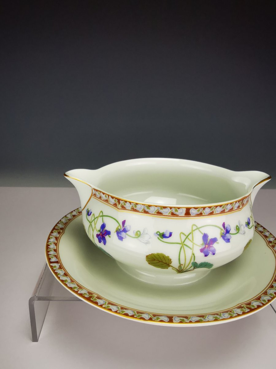 Haviland - Impératrice Eugénie - Saucière (2 disponibles)-photo-2