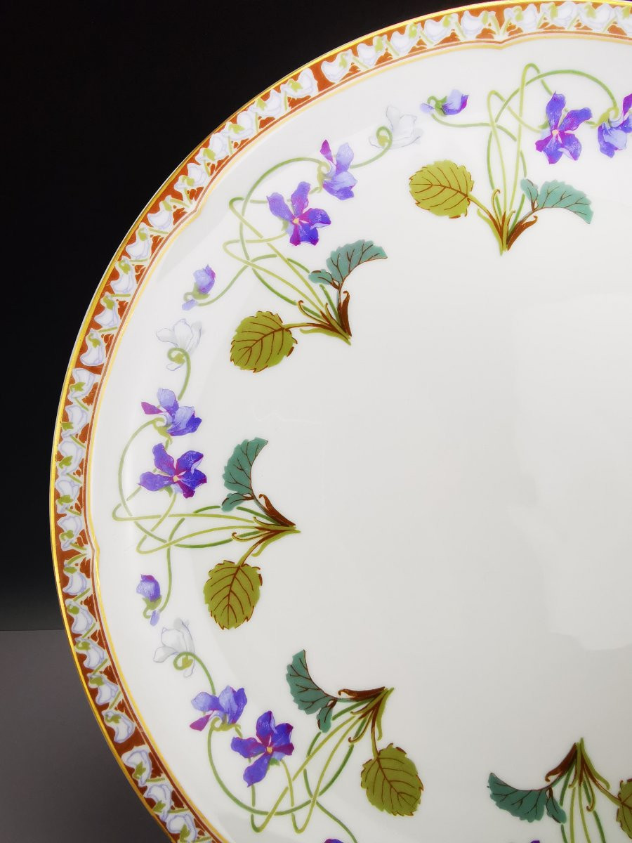 Haviland - Empress Eugenie - Round Serving Dish ∅ 31cm-photo-2