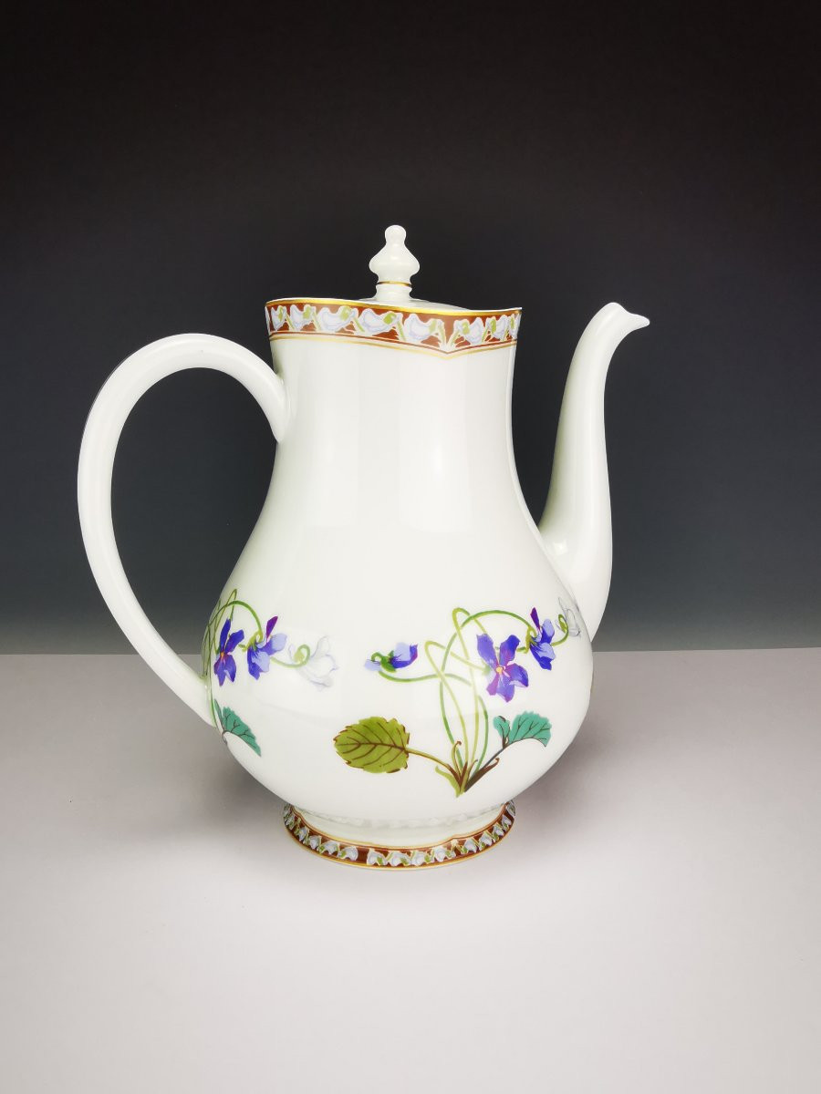 Haviland - Empress Eugenie - Coffee Pot / Jug-photo-2