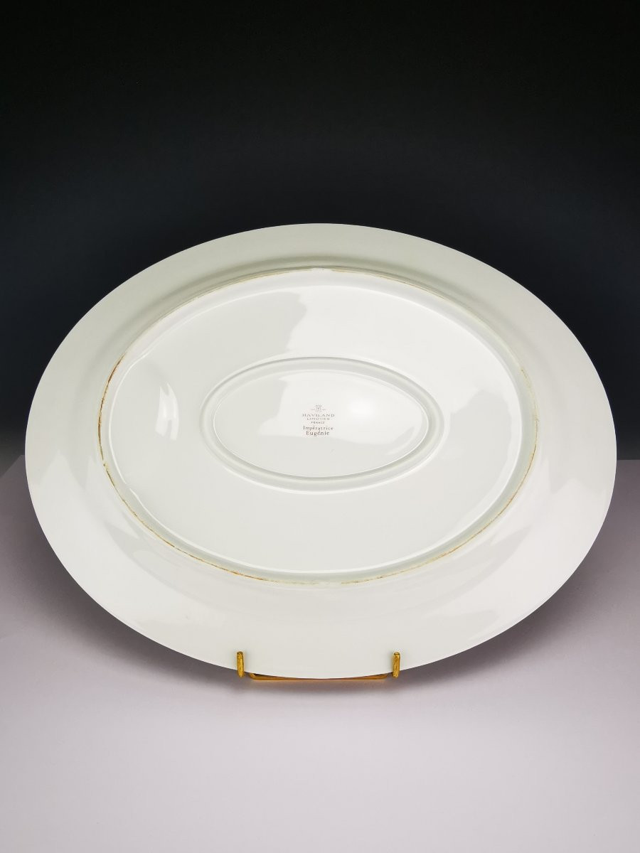 Haviland - Impératrice Eugénie -Plat de service ovale - 40 cm-photo-4