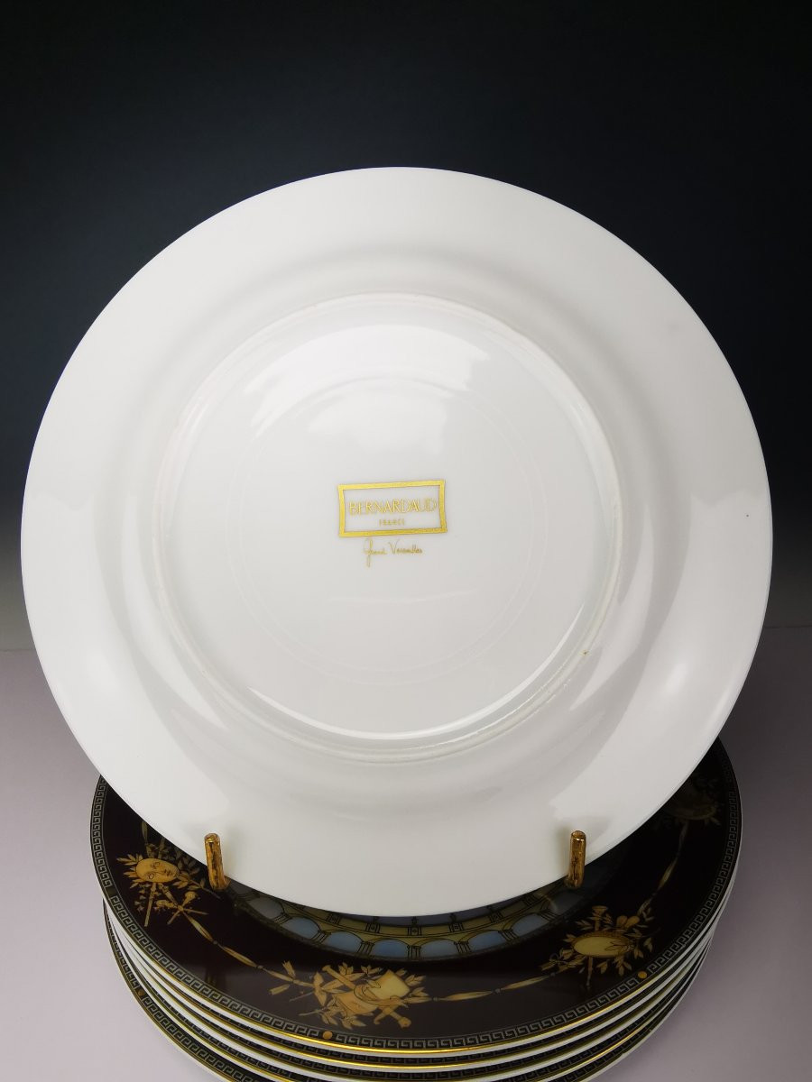 BERNARDAUD - Limoges - 1 Assiette à dessert ∅ 21cm - Modèle GRAND VERSAILLES - (plusieurs dispo-photo-4